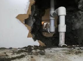 南关厨房下水管道漏水检测